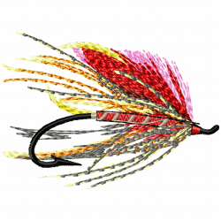 Fish Hook Embroidery Design 11 Fish Hook Embroidery Design 11